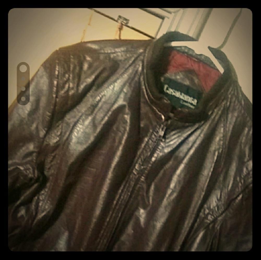 Vintage 70s Casablanca Leather Jacket